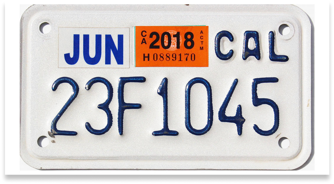 MOTORCYCLE PLATES